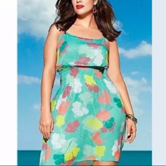 Lane Bryant Dresses & Skirts - Lane Bryant Chiffon High Low Dress